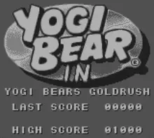 Image n° 1 - screenshots  : Yogi Bear in Yogi Bear's Goldrush